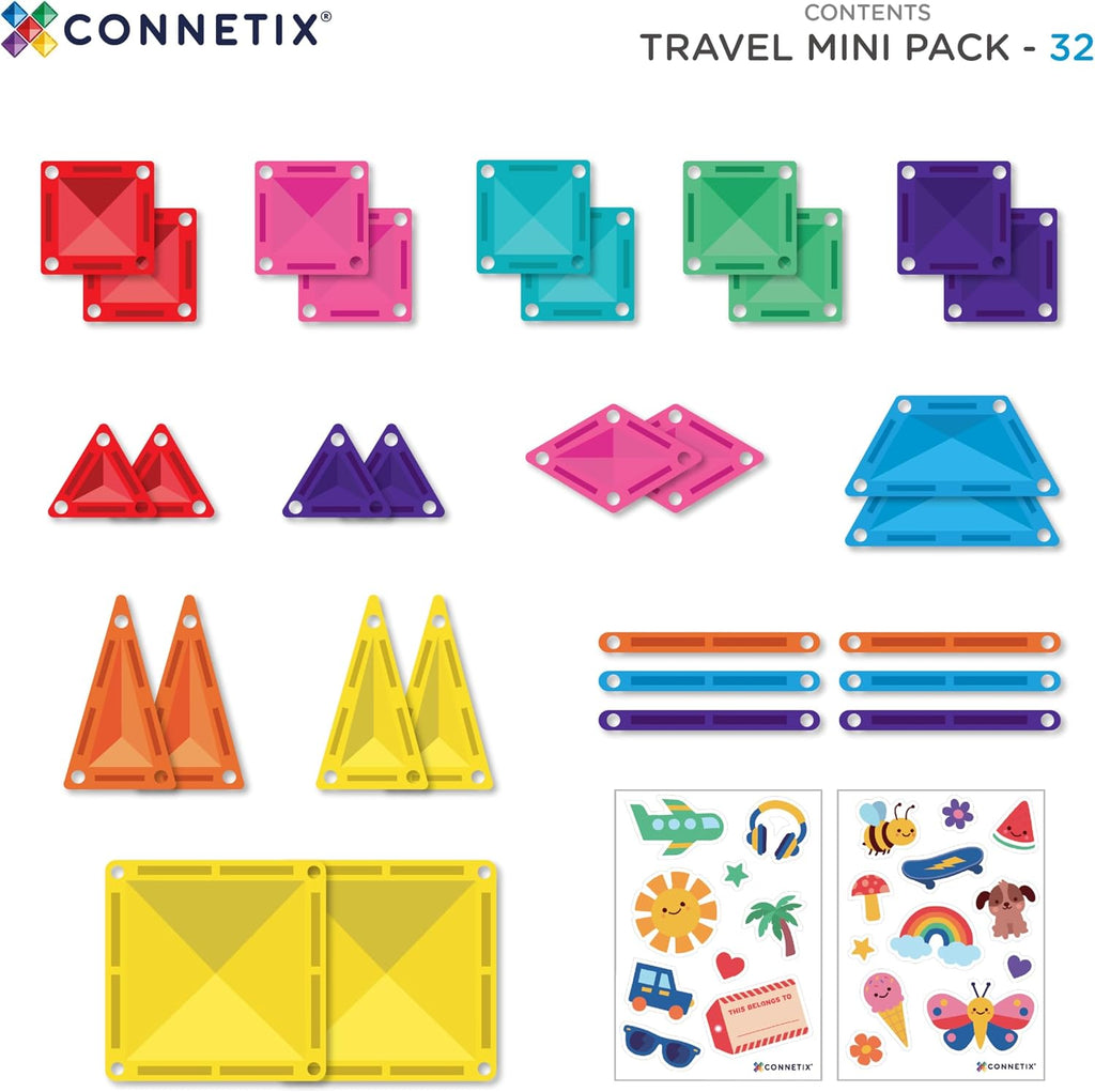 Connetix - Travel Mini Pack 32 PC - NEW
