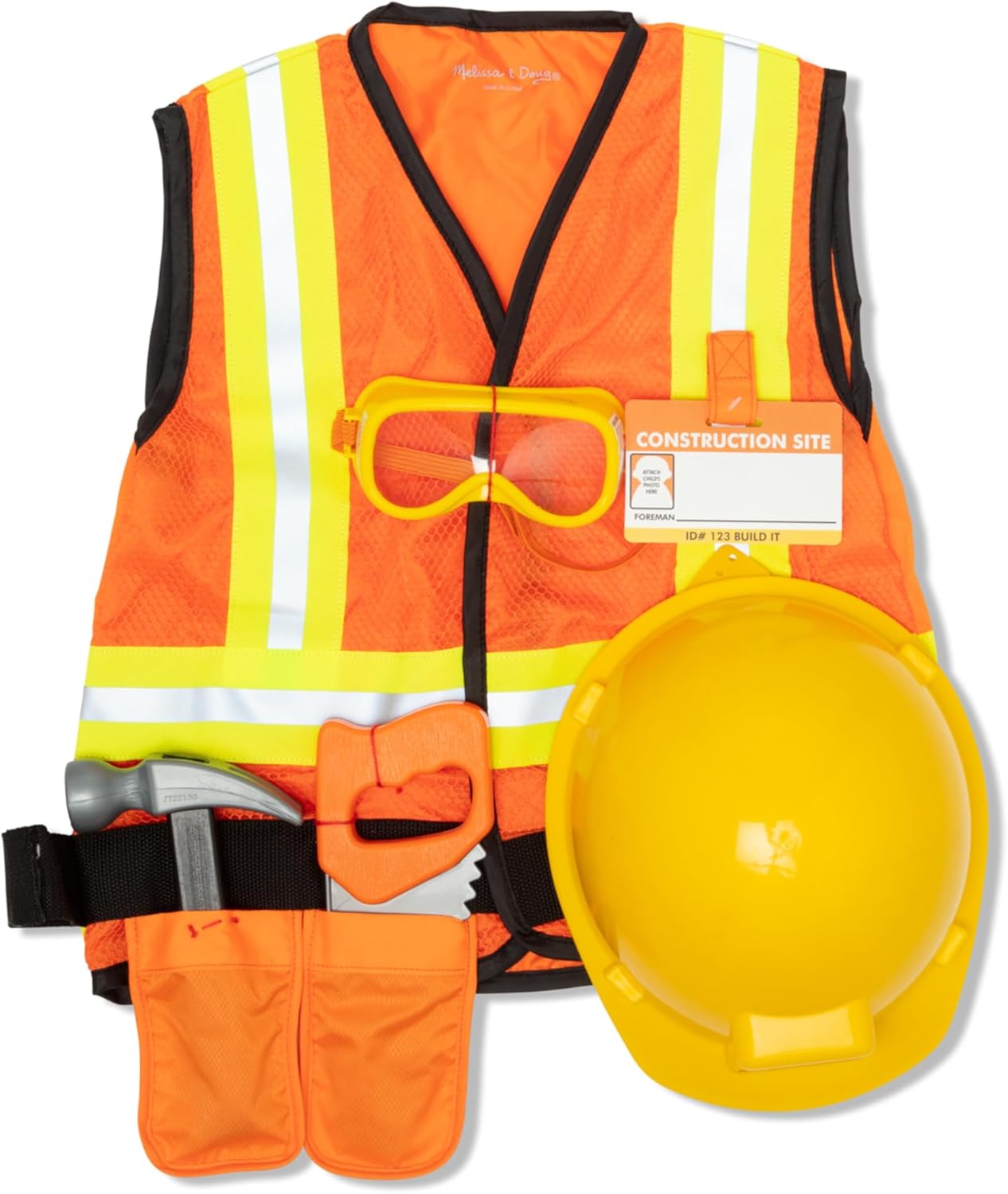 Melissa & Doug - Construction Worker Costume Set