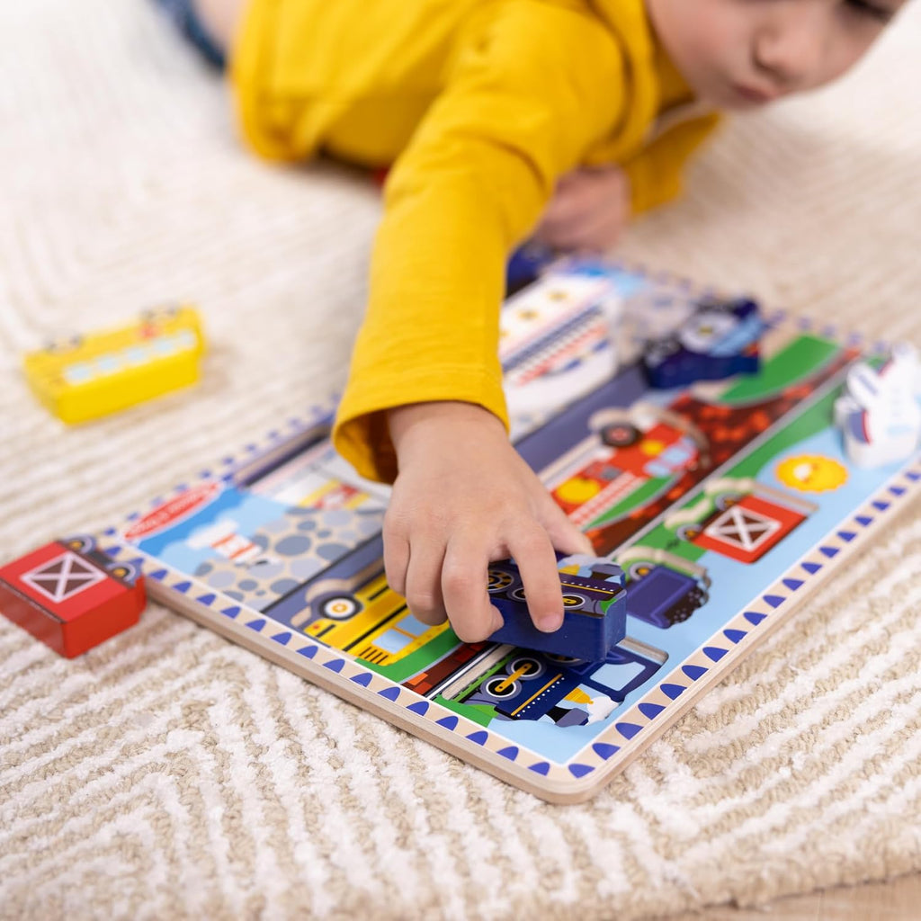 Melissa & Doug - Vehicles Chunky Puzzle