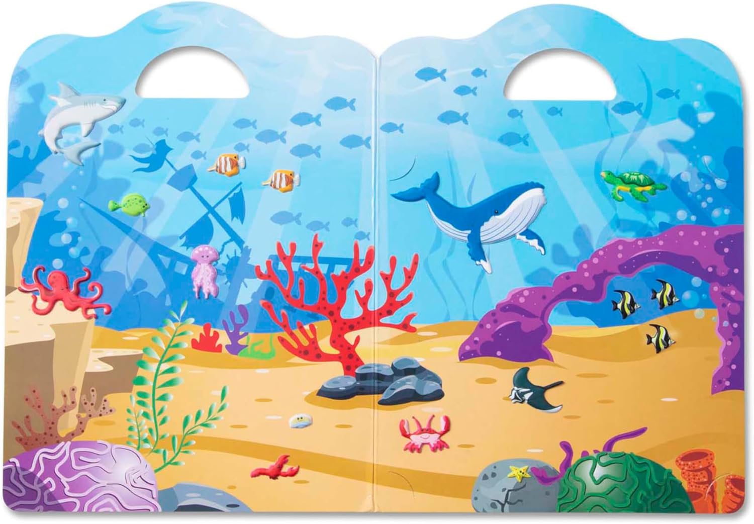 Melissa & Doug - Reusable Puffy Sticker Play Set - Ocean