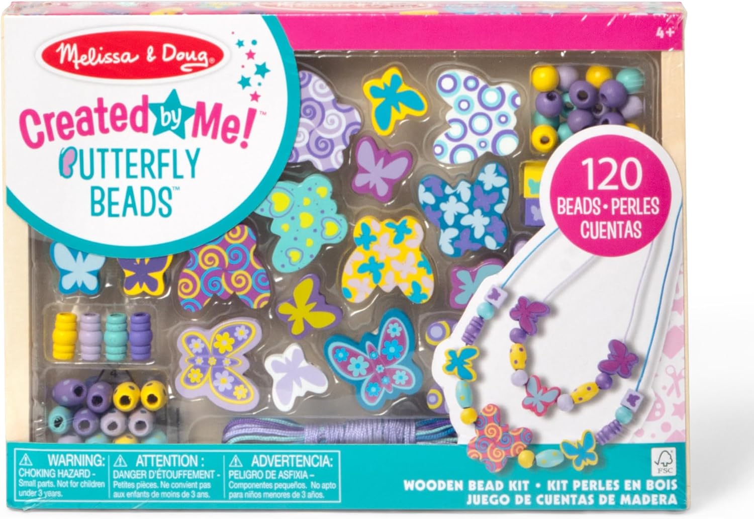 Melissa & Doug - Butterfly Friends Bead Set