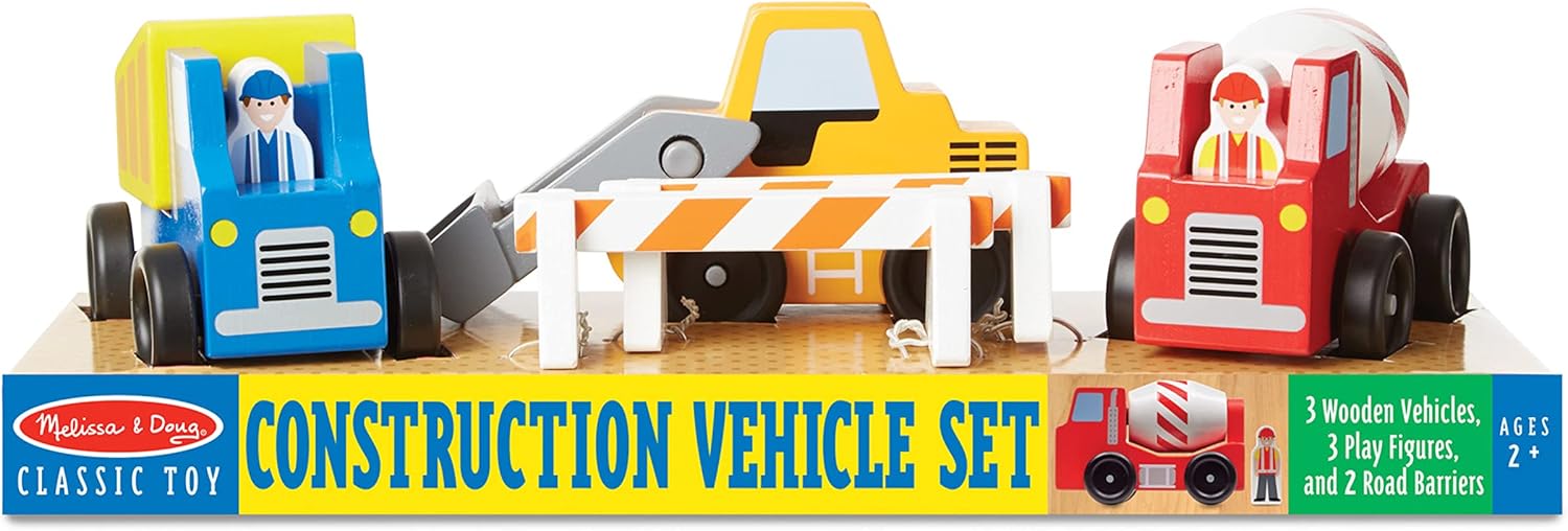Melissa & Doug - Construction Vehicle Set