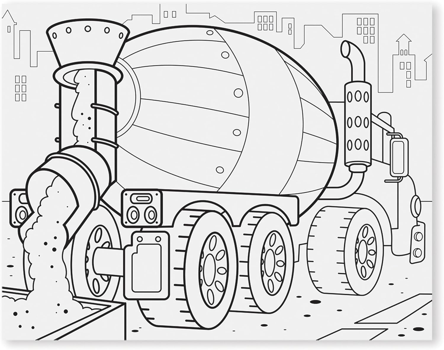 Melissa & Doug - Jumbo Colouring Pad - Vehicles
