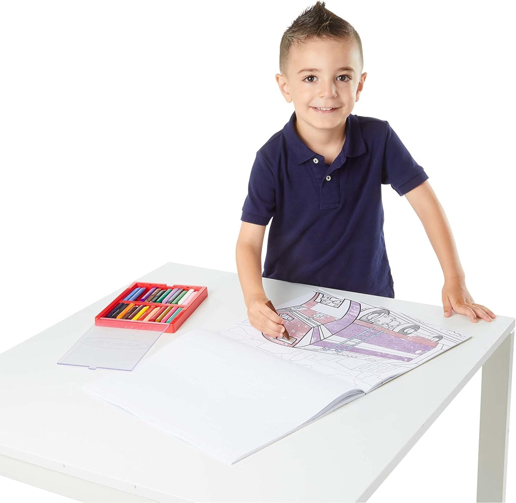 Melissa & Doug - Jumbo Colouring Pad - Vehicles