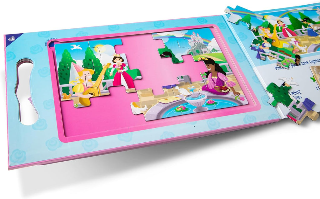 Melissa & Doug - Magnetic Take Along Jigsaw Puzzles - Princesses