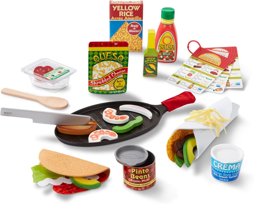 Melissa & Doug - Fill & Fold Taco & Tortilla Set