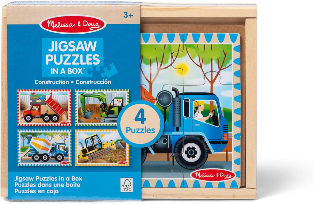 Melissa & Doug - Construction Puzzles in a Box