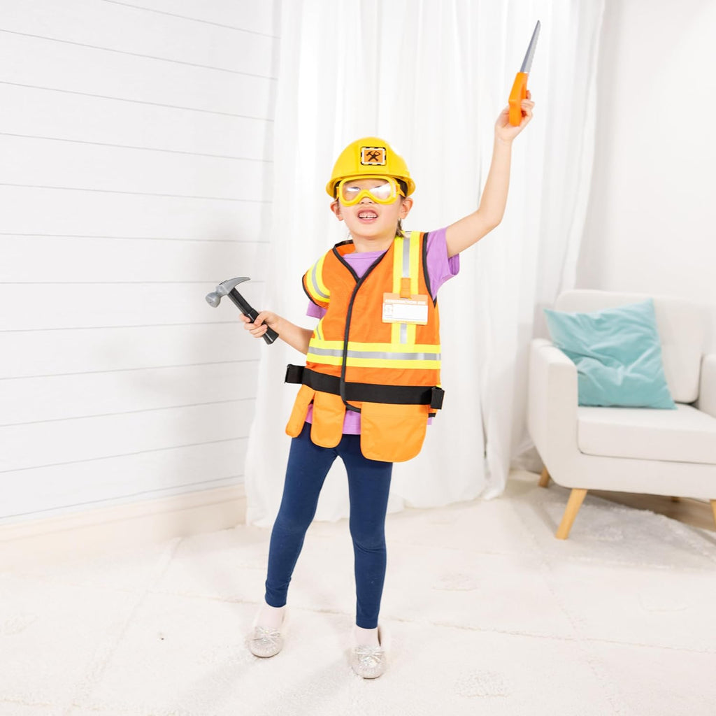 Melissa & Doug - Construction Worker Costume Set