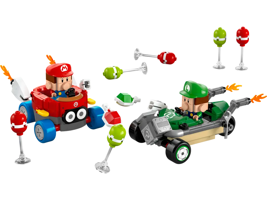 LEGO - Super Mario Mario Kart Baby Mario vs. Baby Luigi 72034