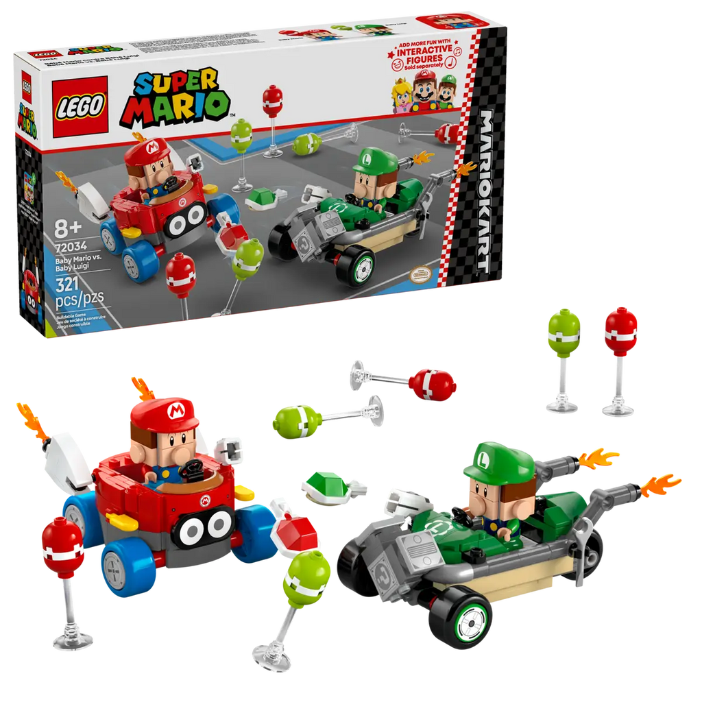LEGO - Super Mario Mario Kart Baby Mario vs. Baby Luigi 72034
