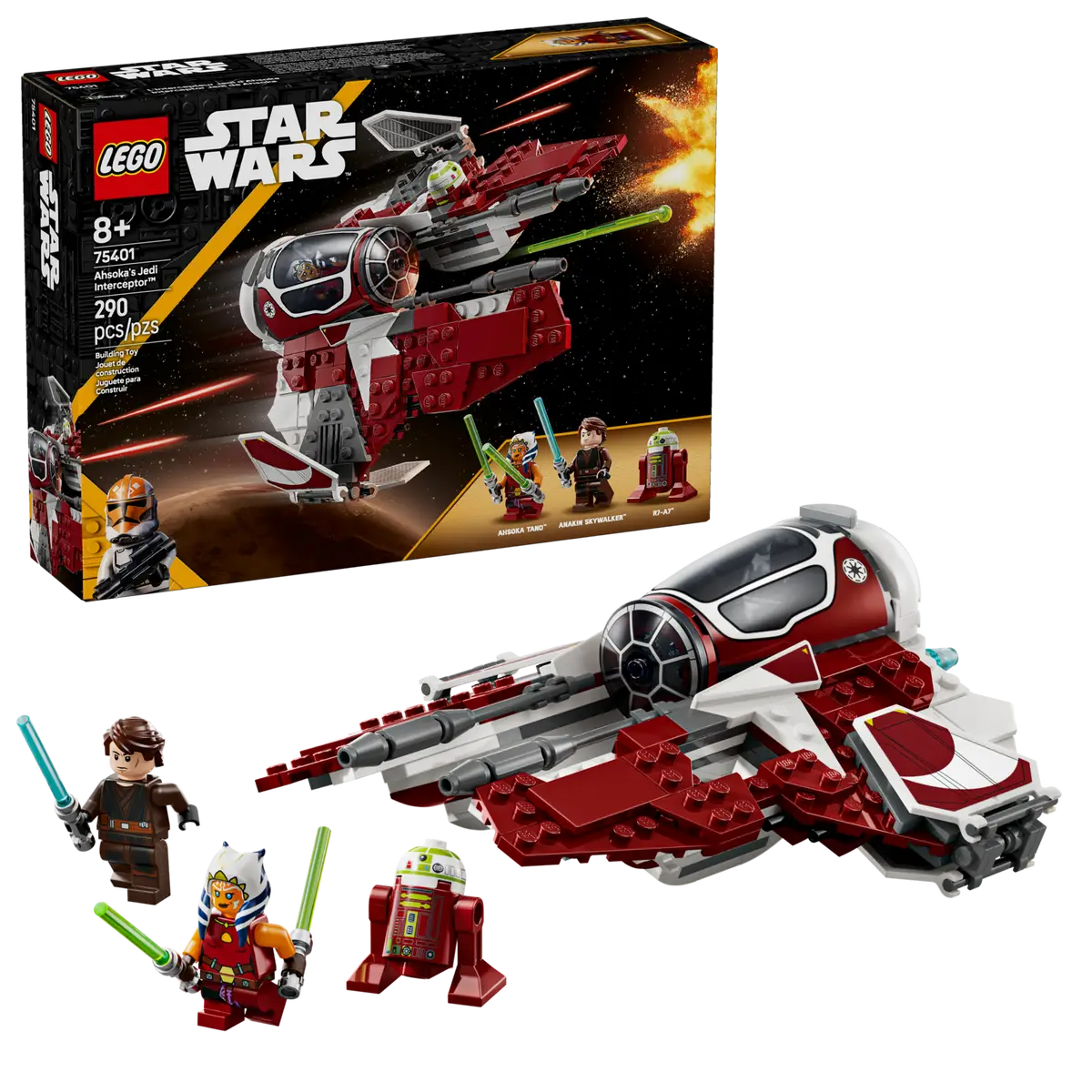 LEGO - Star Wars Ahsoka's Jedi Interceptor 75401