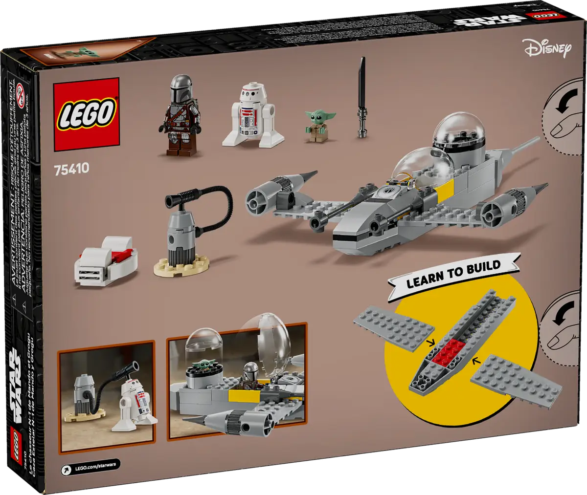 LEGO - Star Wars Mando and Grogu's N-1 Starfighter 75410