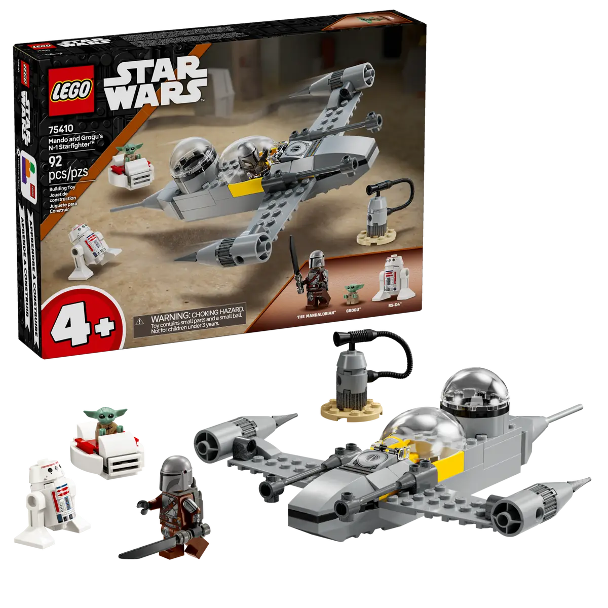 LEGO - Star Wars Mando and Grogu's N-1 Starfighter 75410