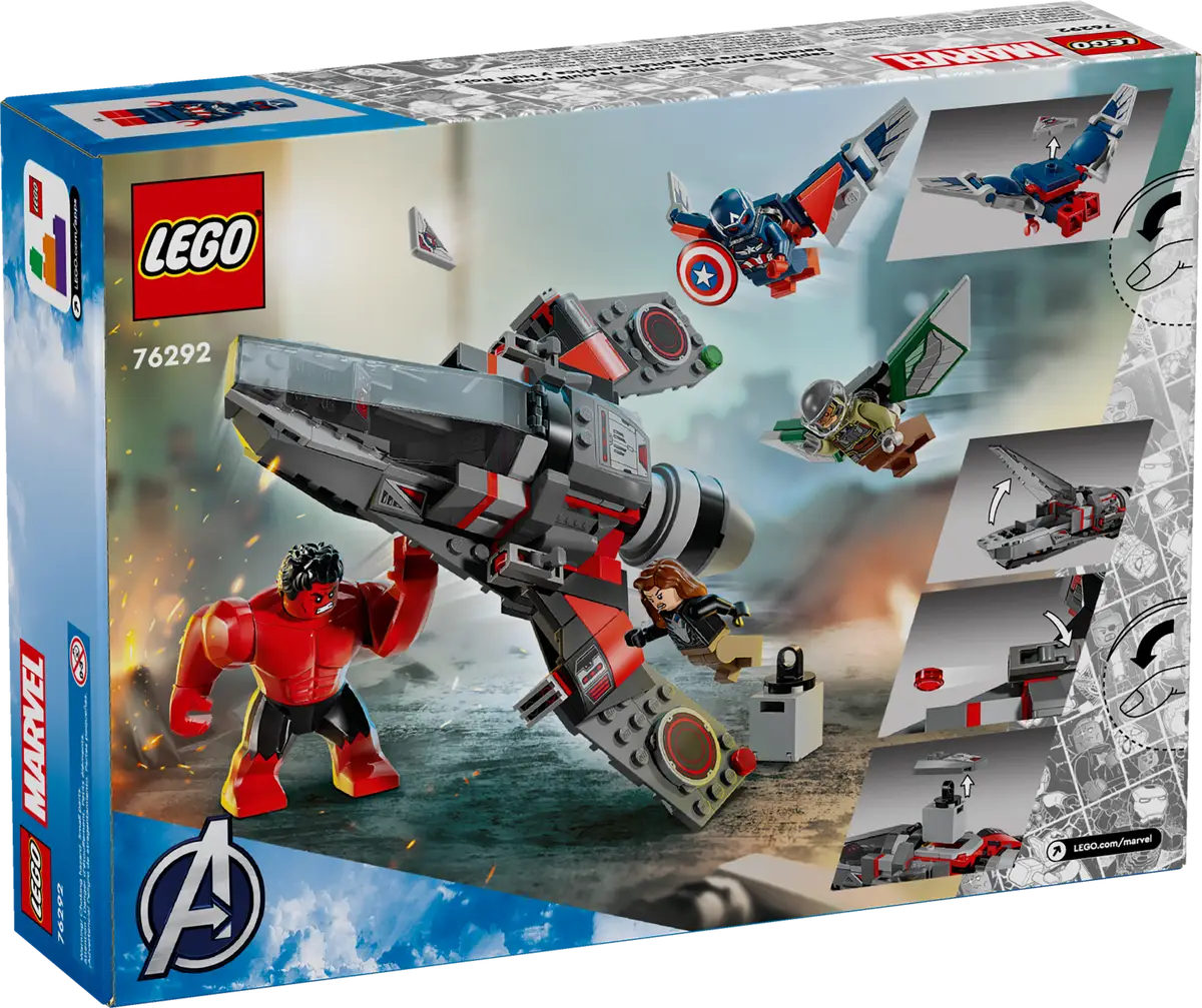 LEGO - Captain America v's Red Hulk Battle 76292