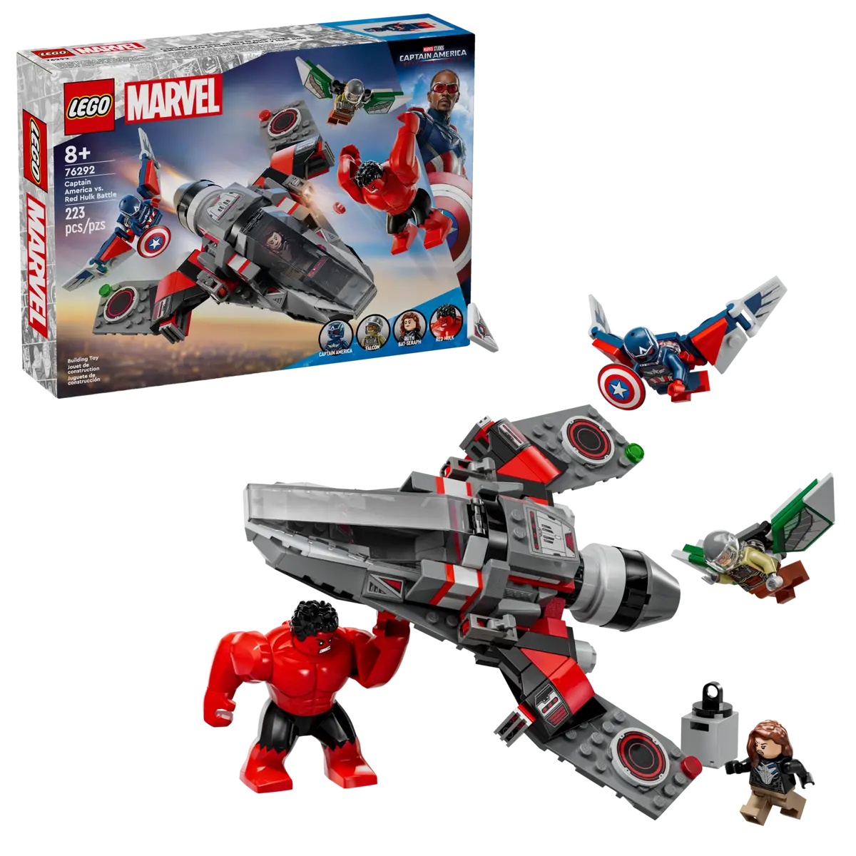 LEGO - Captain America v's Red Hulk Battle 76292