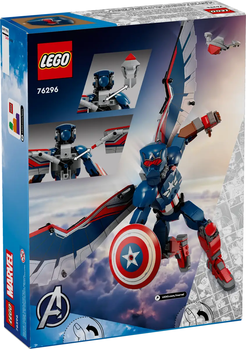 LEGO - New Captain America Construction Figure 76296
