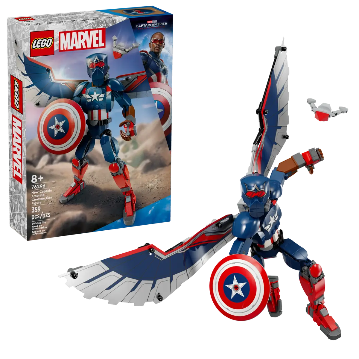 LEGO - New Captain America Construction Figure 76296