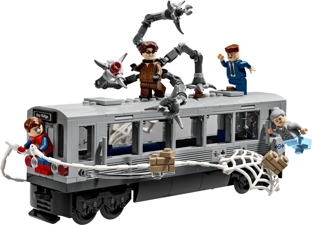 LEGO - Marvel Spiderman vs Doc Ock Subway Train Scene 76321