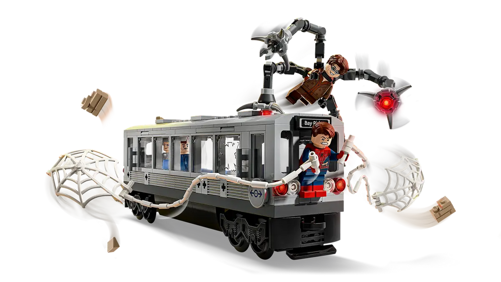 LEGO - Marvel Spiderman vs Doc Ock Subway Train Scene 76321