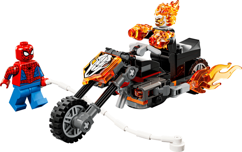 LEGO - Marvel Spiderman Vs Ghost Rider Motorcycle 76335