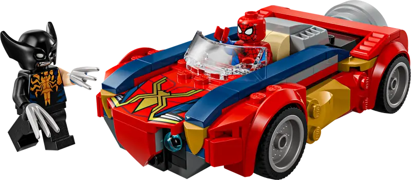 LEGO - Marvel Spiderman Car Vs Venomized Wolverine 76336