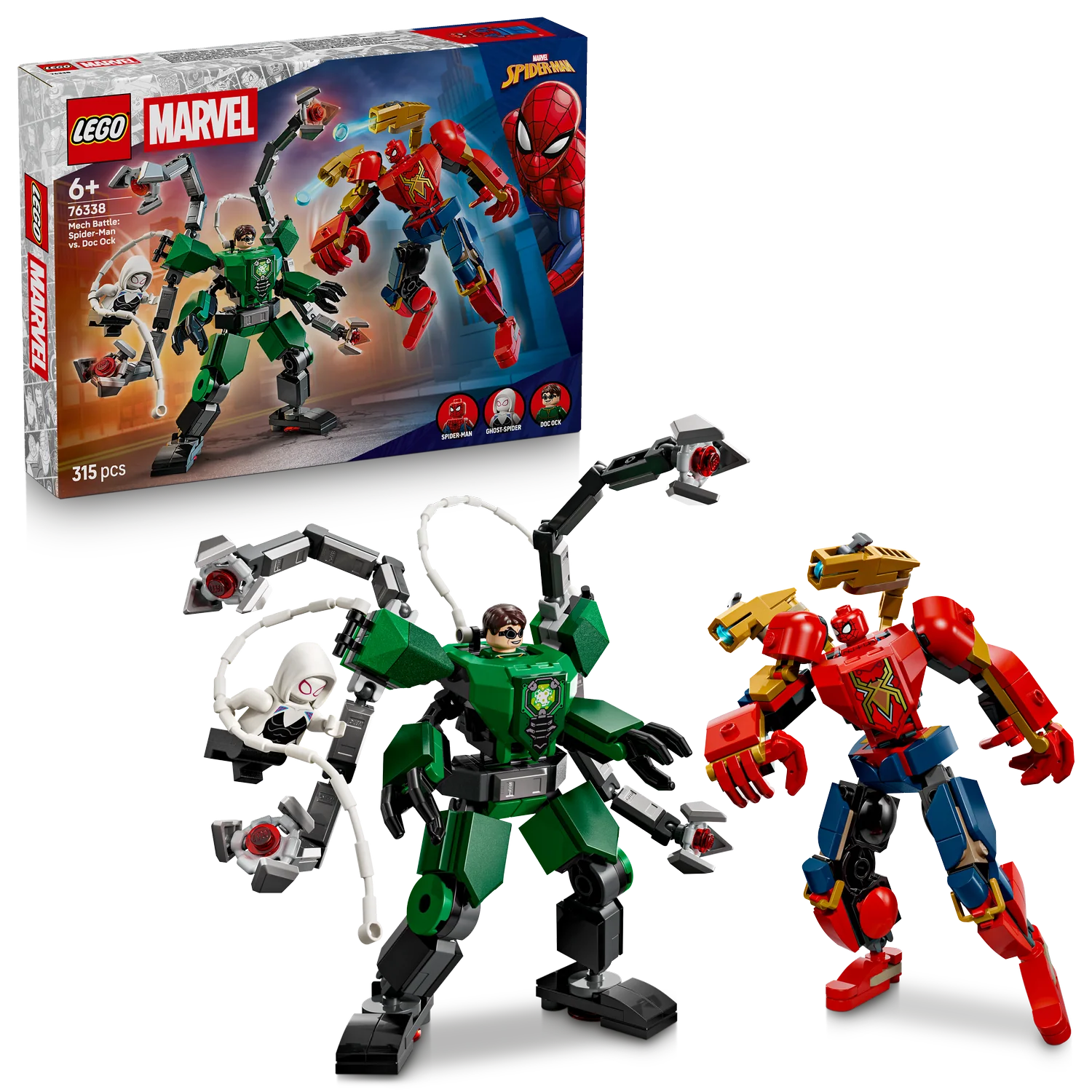 LEGO - Marvel Mech Battle Spiderman Vs Doc Ock 76338