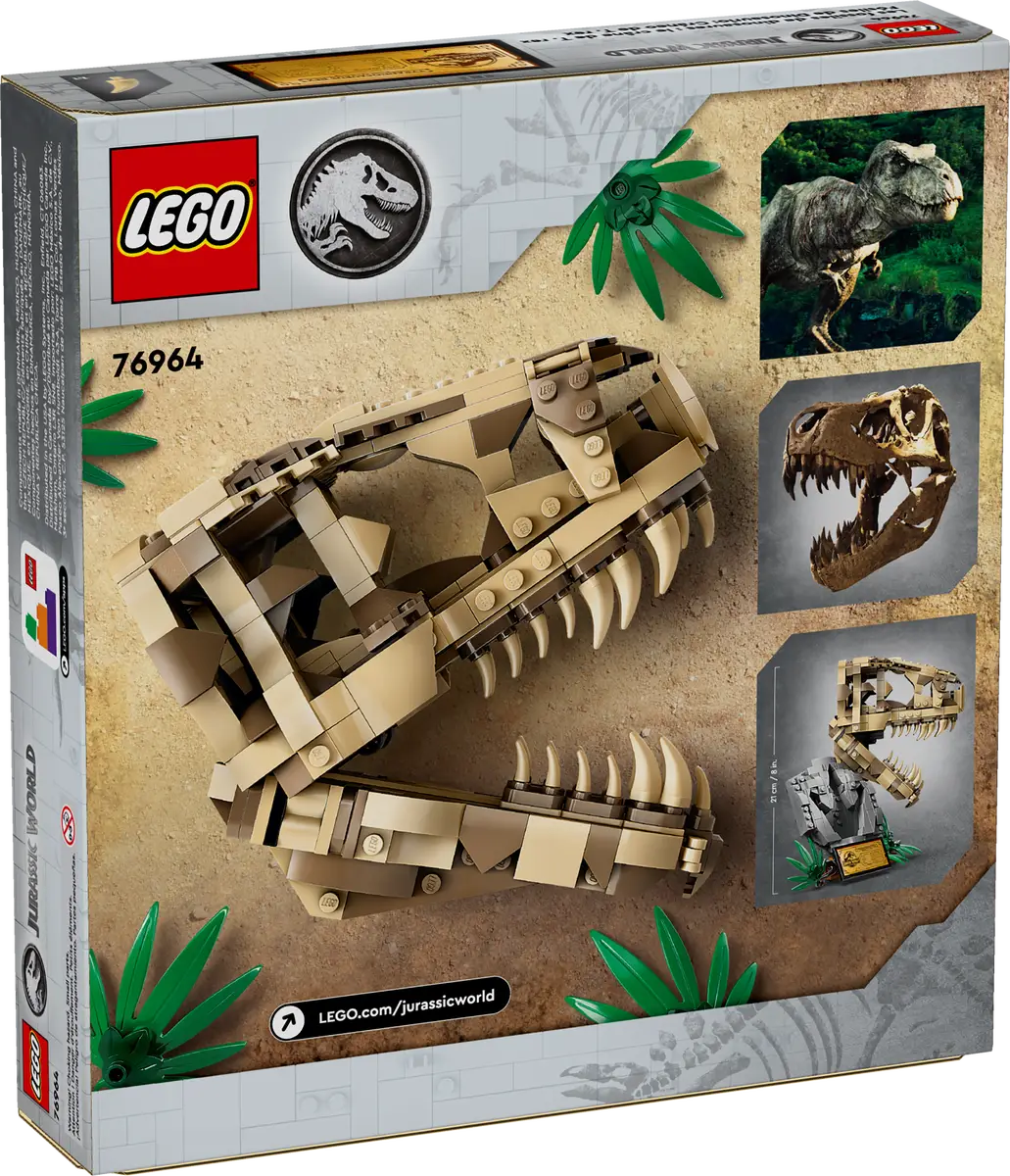 LEGO - Jurassic World Dinosaur Fossils T Rex Skull 76964