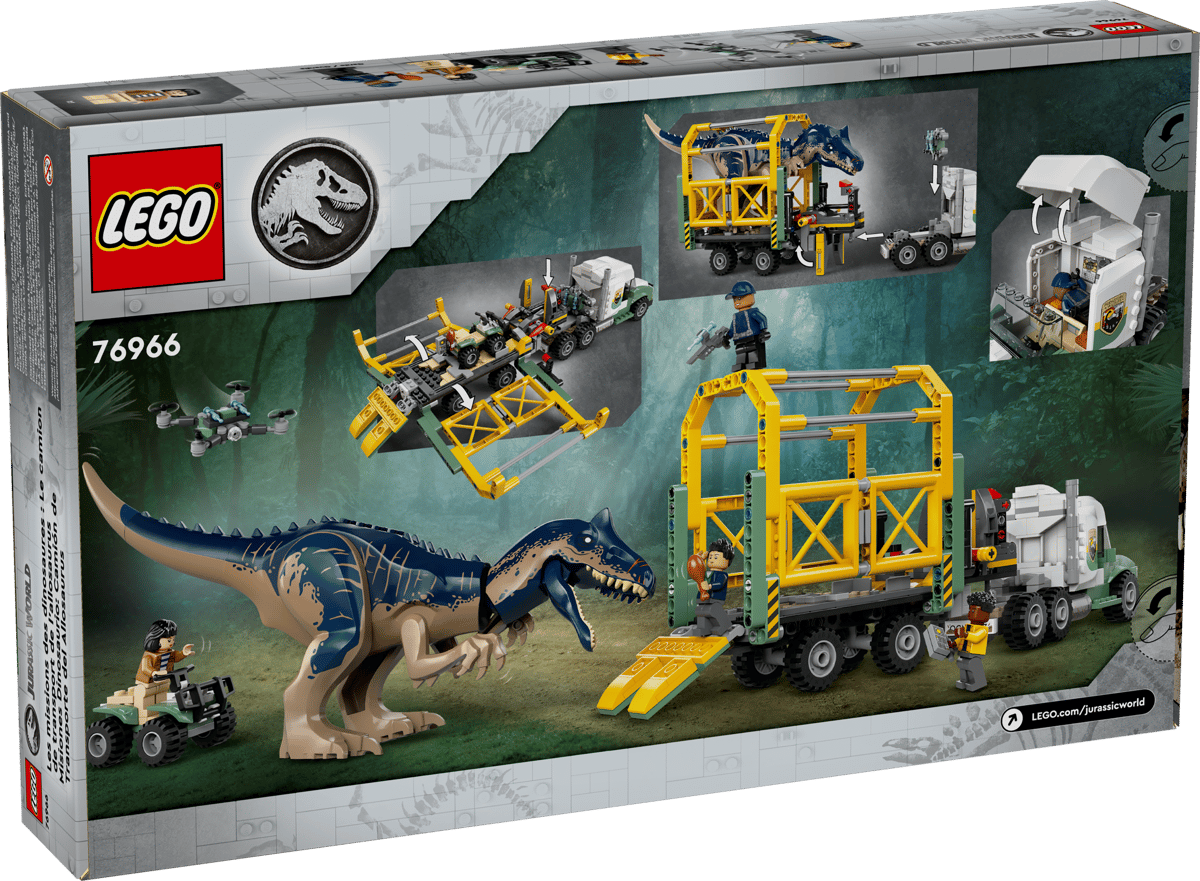 LEGO - Jurassic Dino Mission Transport Truck 76966