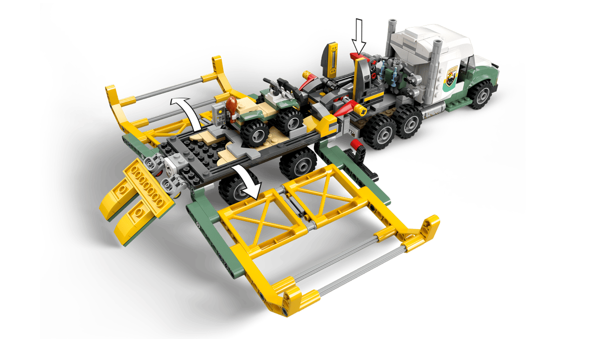 LEGO - Jurassic Dino Mission Transport Truck 76966