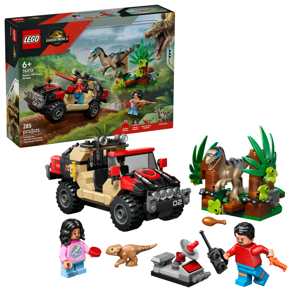 LEGO - Jurassic World Raptor Off-Road Escape 76972