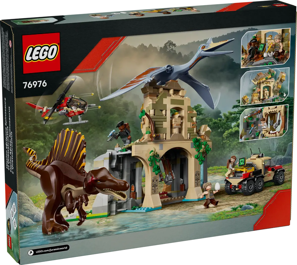 LEGO - Jurassic World Spinosaurus & Quetzalcoatius Air Mission 76976
