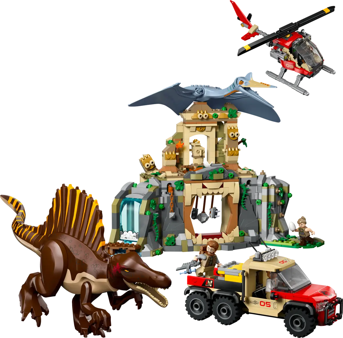 LEGO - Jurassic World Spinosaurus & Quetzalcoatius Air Mission 76976