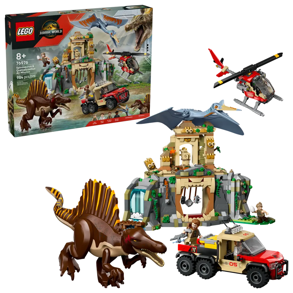 LEGO - Jurassic World Spinosaurus & Quetzalcoatius Air Mission 76976