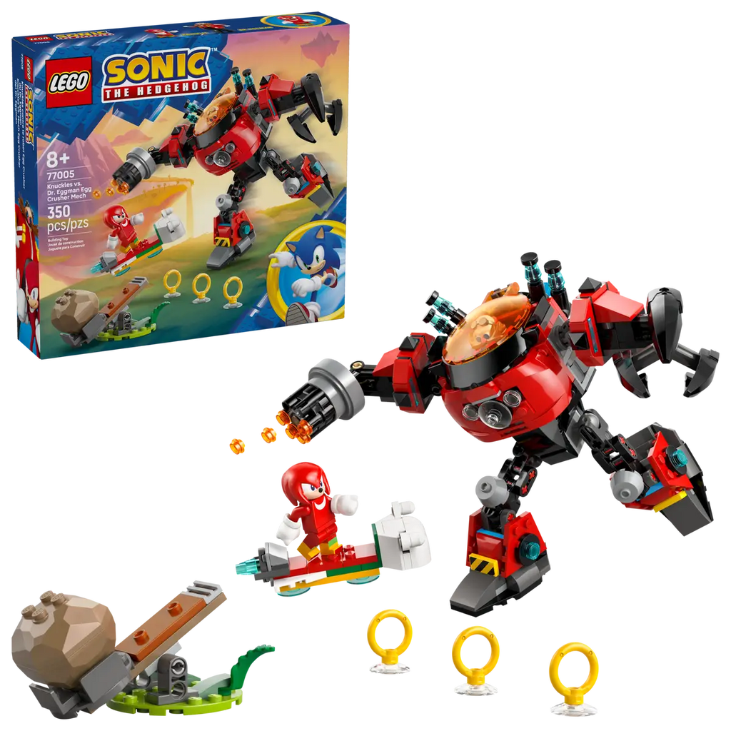 LEGO - Sonic The Hedgehog Knuckles vs Dr Eggman Egg Crusher Mech 77005