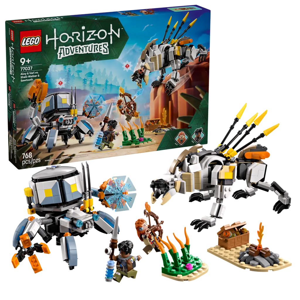 LEGO - Horizon Aloy & Varl v's Shell-Walker & Sawtooth 77037