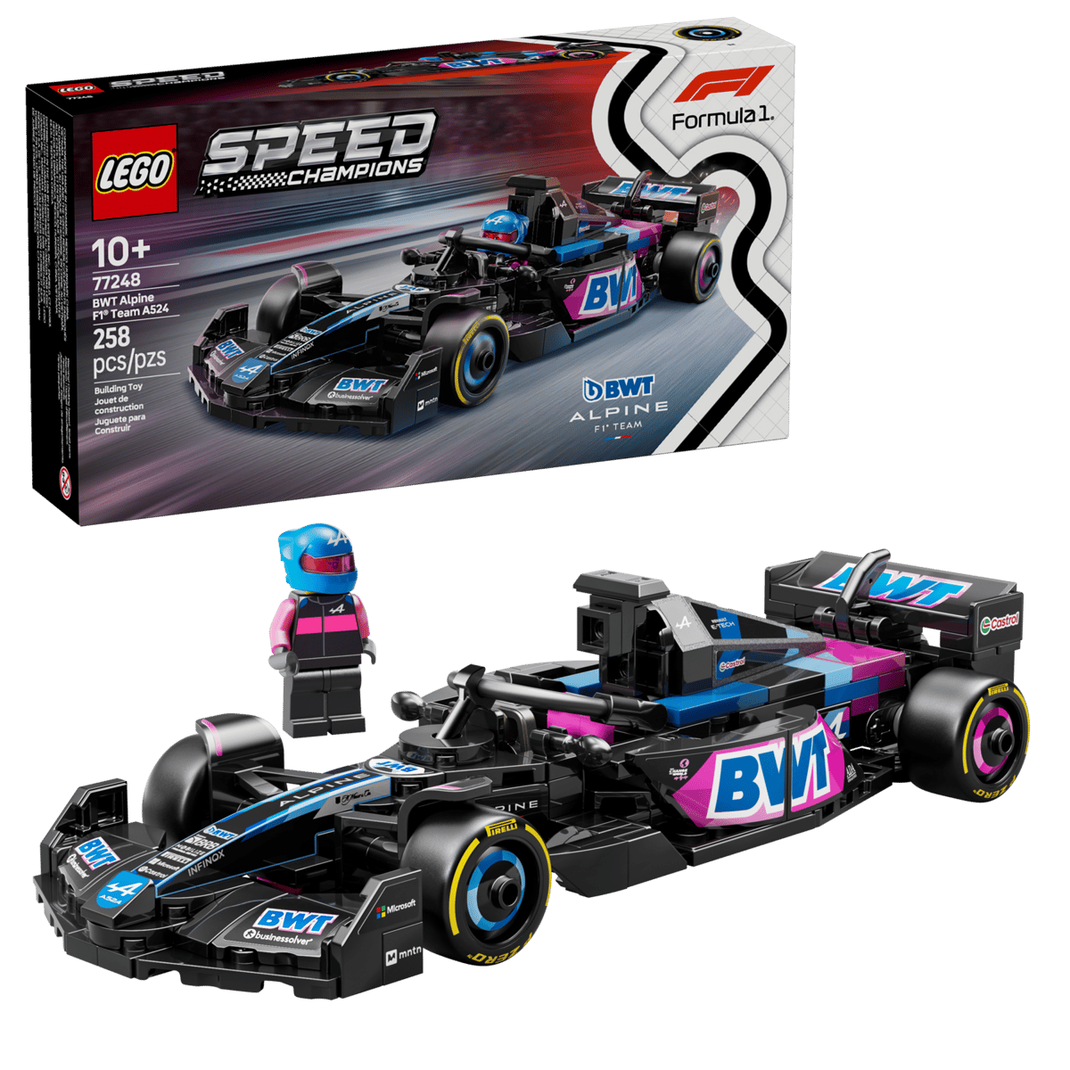 LEGO - BWT Alpine F1 Team A524 Race Car 77248