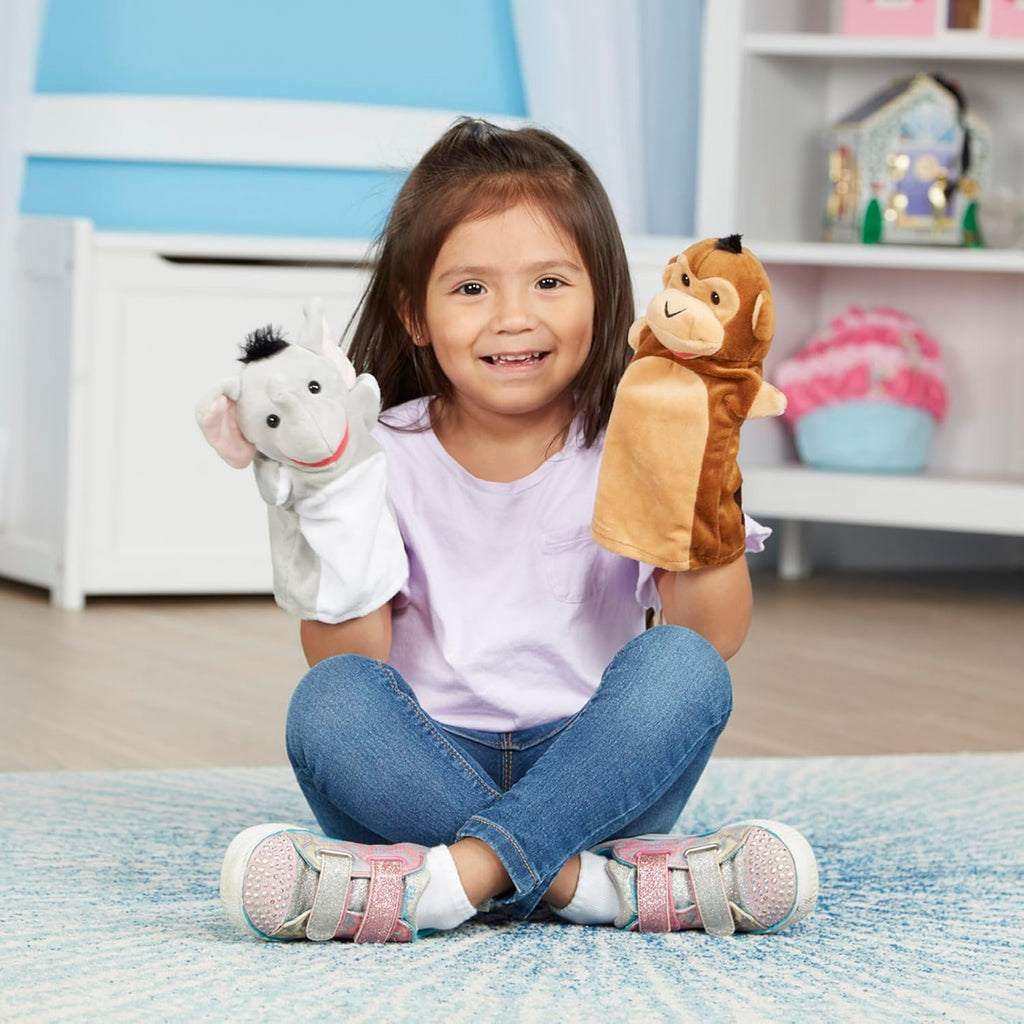 Melissa & Doug - Safari Puppet Set (6 Pc)