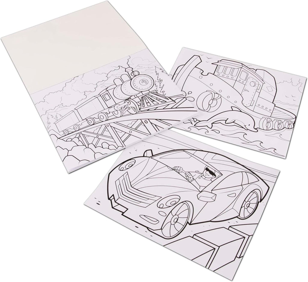 Melissa & Doug - Jumbo Colouring Pad - Vehicles