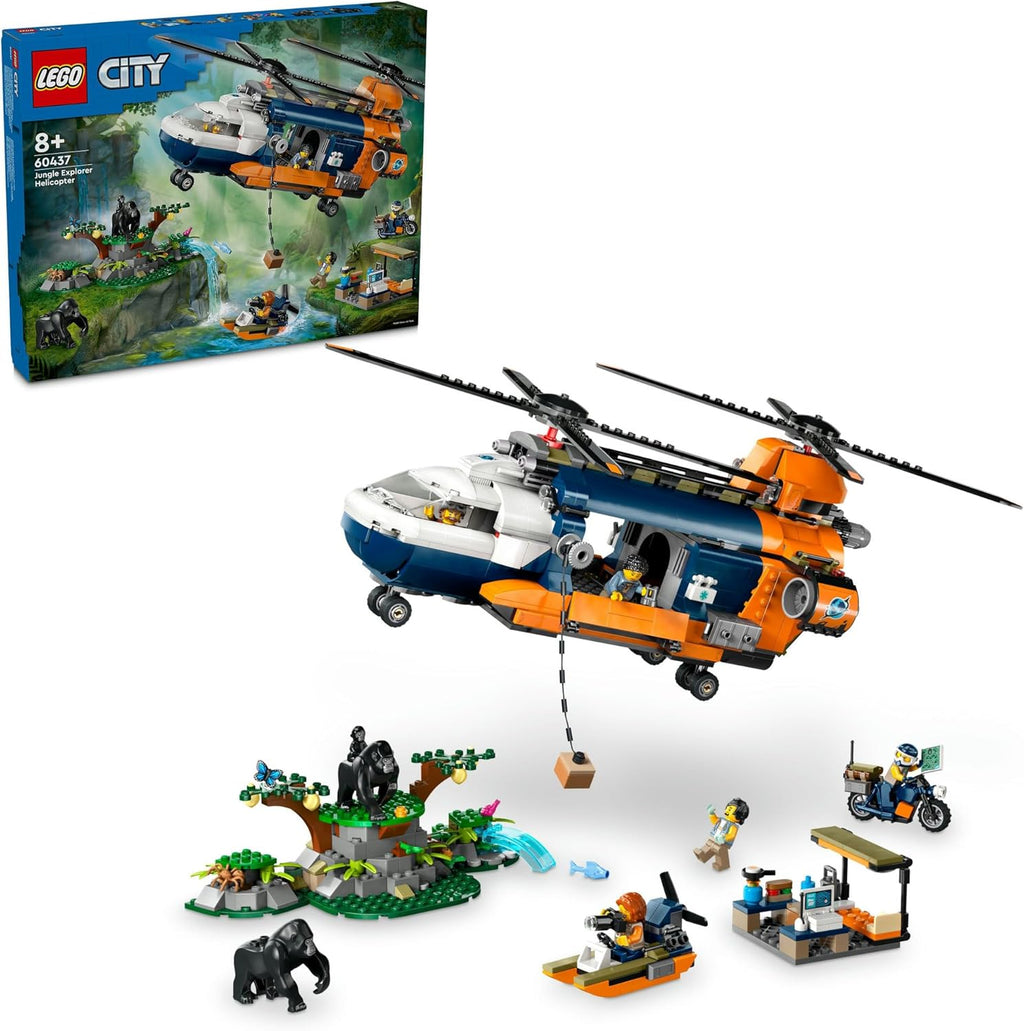 LEGO - City Jungle Explorer Helicopter at Base Camp 60437