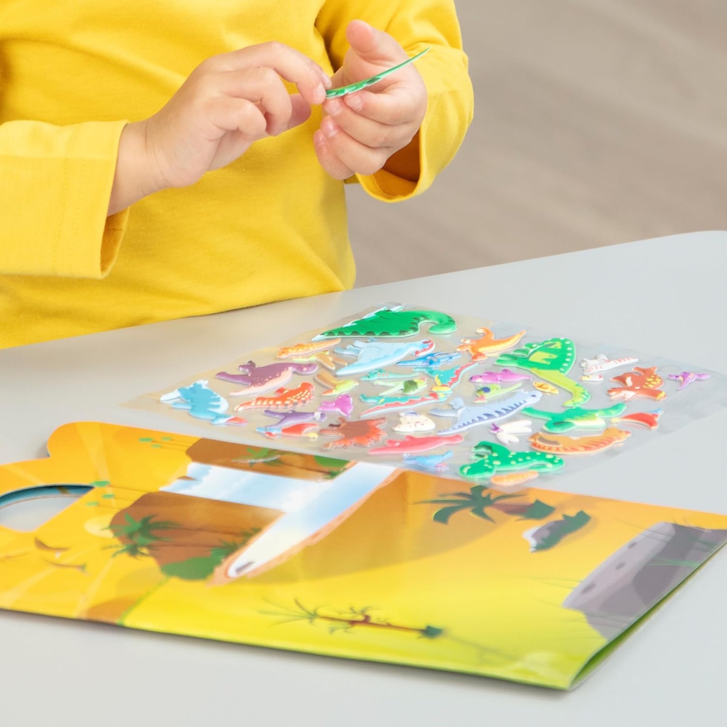 Melissa & Doug - Reusable Puffy Sticker Play Set - Dinosaurs