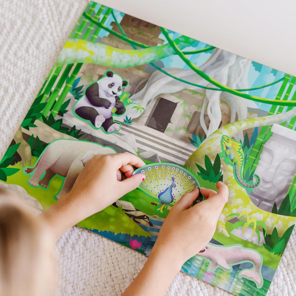 Melissa & Doug - Reusable Sticker Pad - Jungle & Savanna