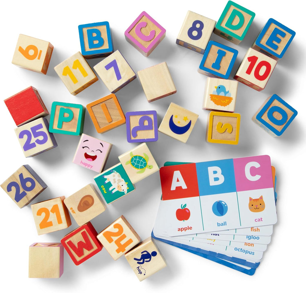 Melissa & Doug - Ms. Rachel Wooden Learning Blocks
