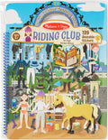 Melissa & Doug - Reusable Puffy Sticker Activity Book - Riding Club