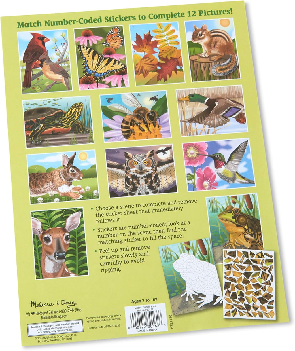 Melissa & Doug - Mosaic Sticker Pad - Nature