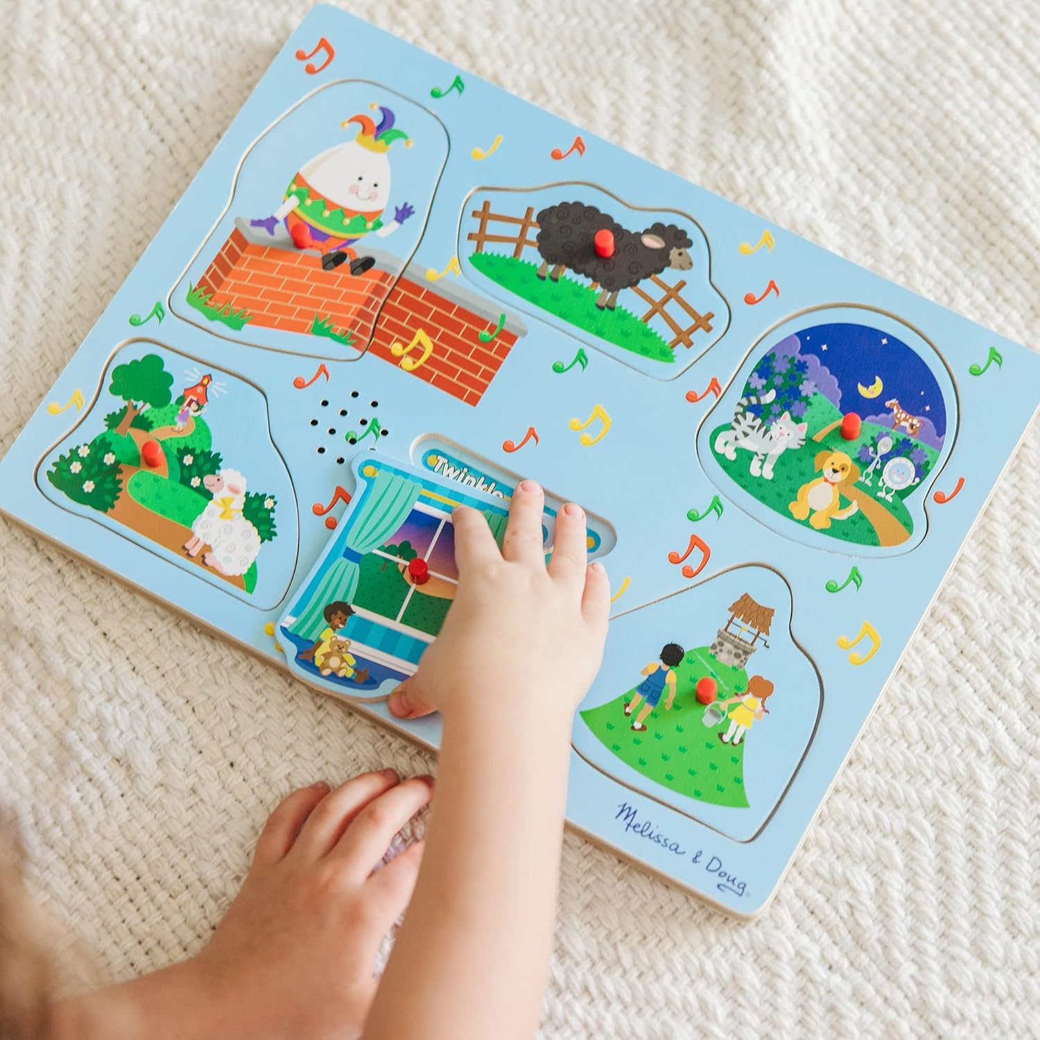 Melissa & Doug - Sing-Along Nursery Rhymes 2 Song Puzzle - 6pc
