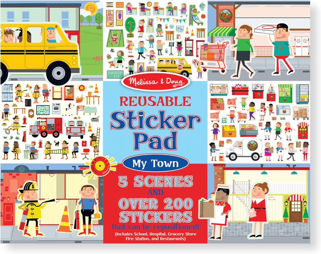 Melissa & Doug - Reusable Sticker Pad - My Town