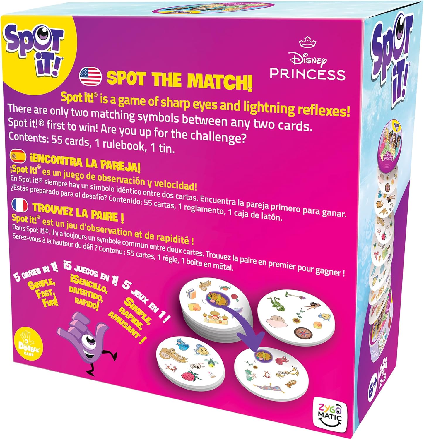 Moose Games - Spot It! Disney Princess