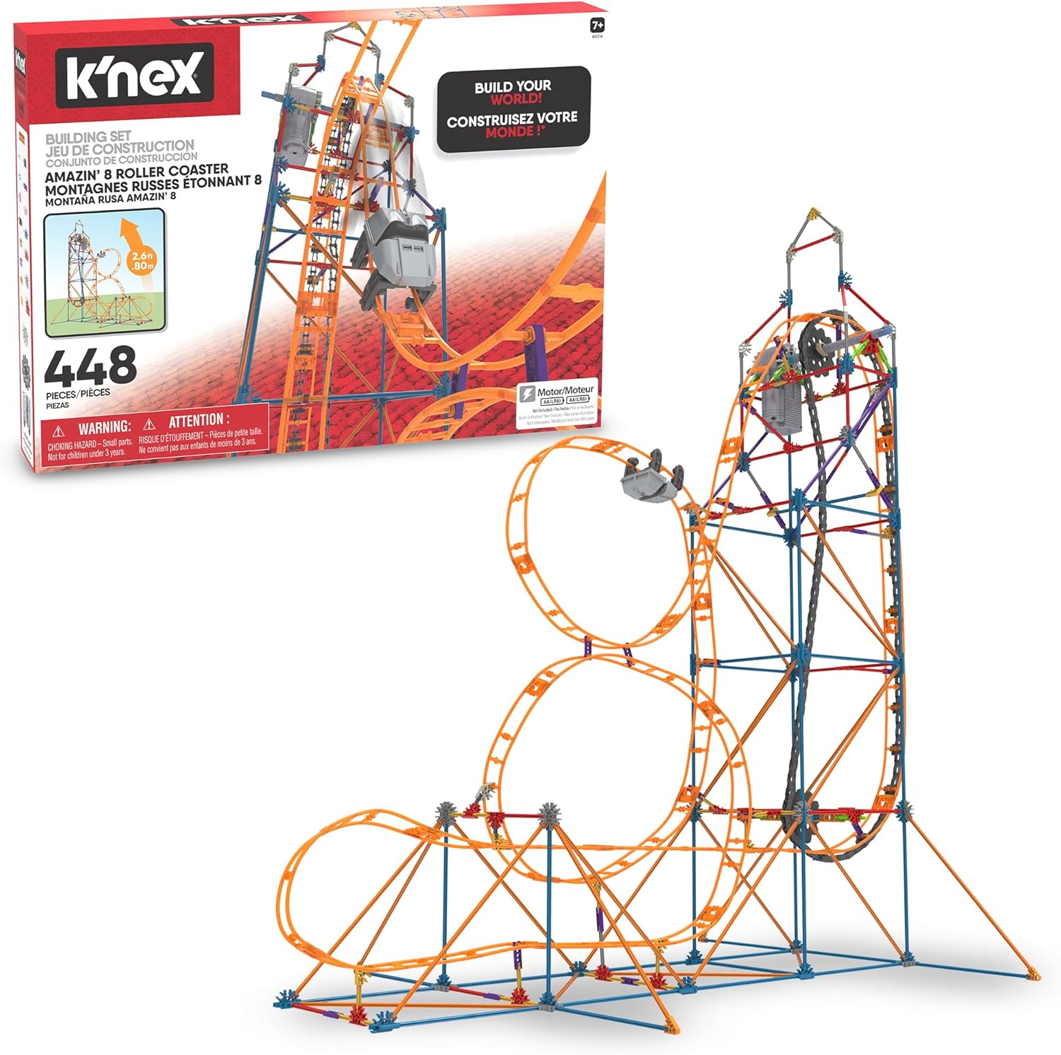 K'Nex - Typhoon Frenzy Roller Coaster 448 pieces
