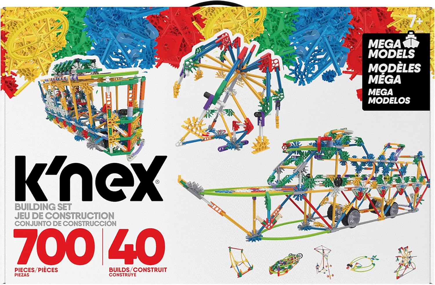 K'Nex - Mega Motorized 700 pieces 40 builds