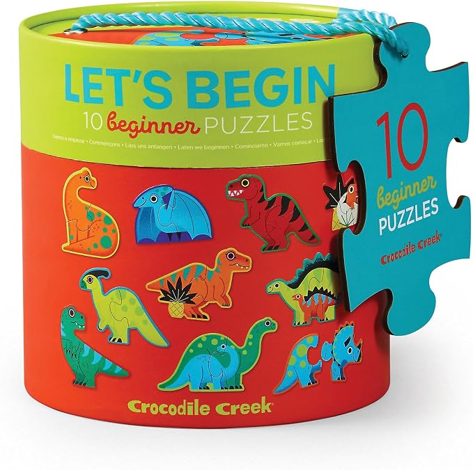 Crocodile Creek - Lets Begin Dino 10 x 2pcs